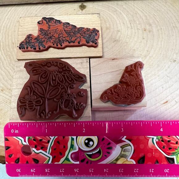 Rubber Stamp Nature Themed Lot - Picture 4 of 4